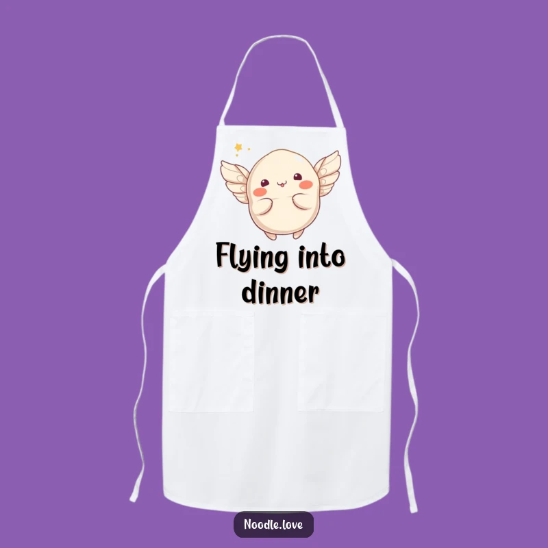 Funny Flying Dumpling Apron: Kitchen Wear for the Aspiring Chef