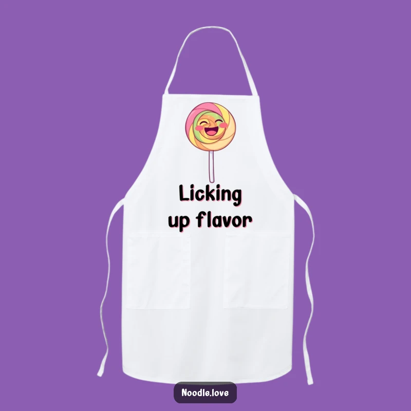 Funny Laughing Lollipop Apron: Cook with Sweet Moves - Funny Gift