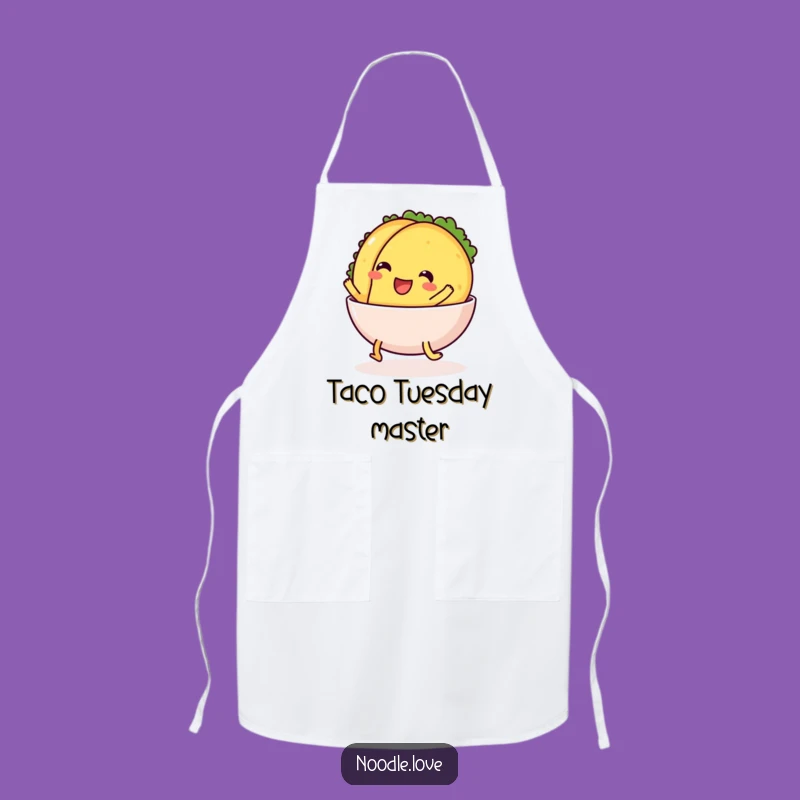 Funny Sliding Taco Apron - Hilarious Kitchen Wear for Fiesta Chefs