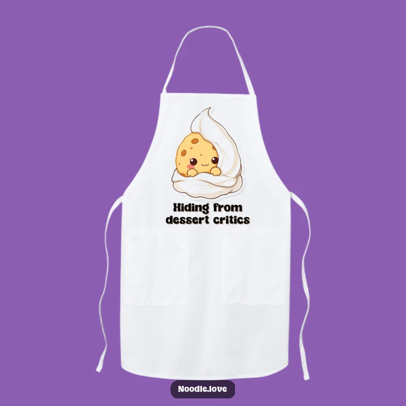Funny Kawaii Cookie Apron: Bake Up Some Sweet Mischief!