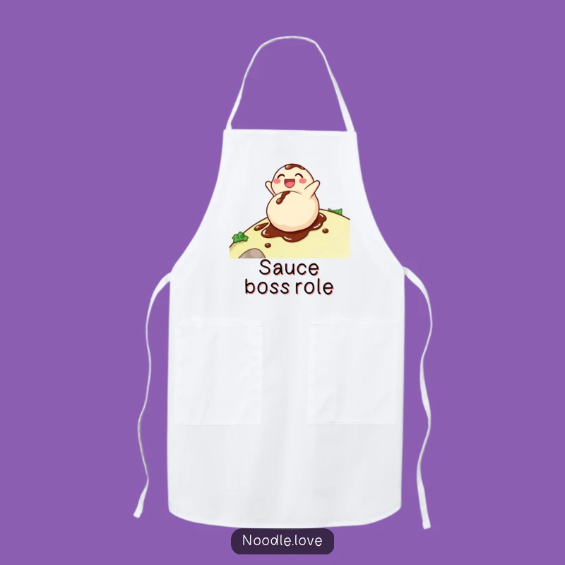 Funny Dumpling Apron: Delighted Soy Sauce Roller for Kitchen Fun!