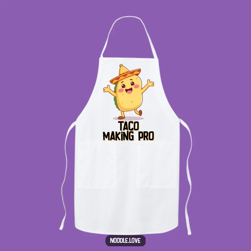 Funny Taco Dance Apron - Fiesta Cooking & Joyful Kitchen Gift