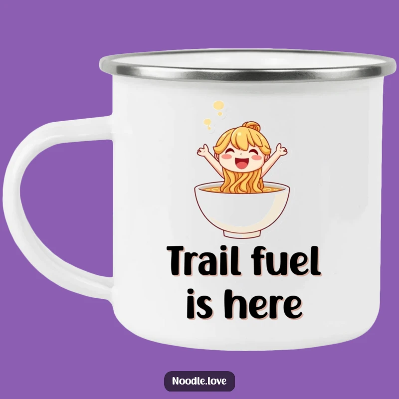 Funny Noodle Leap Camping Mug: Durable Joyful Character Mug, Wonderful Funny Gift
