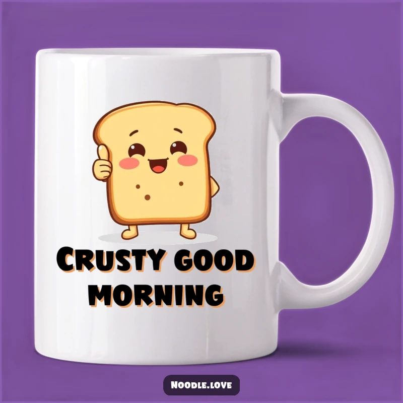 Funny Thumbs-Up Bread Mug - Your Cheerful Morning Gift!