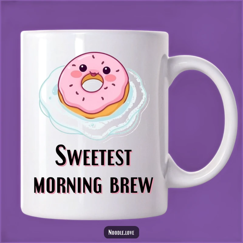Funny Donut and Milk Pool Mug: A Deliciously Humorous Gift for Sweet Lovers