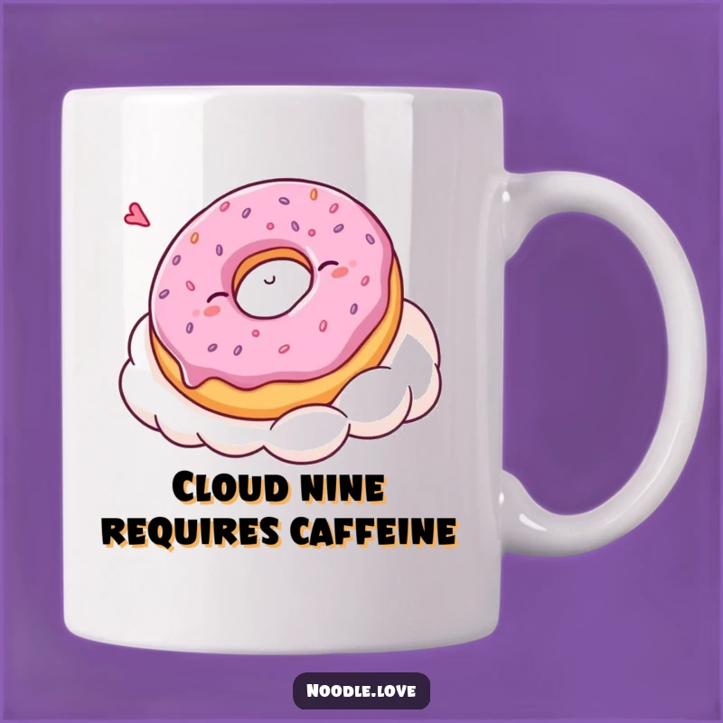Funny Kawaii Donut Nap Mug: Adorable Sleepy Character Gift for Donut Lovers