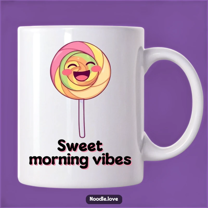 Funny Laughing Lollipop Mug: Dancing Treat Fun - Hilarious Gift