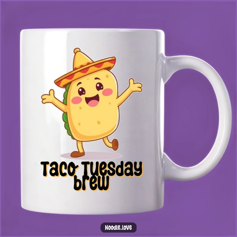 Funny Taco Dance Mug - Fiesta Fun & Joyful Fiesta Gift