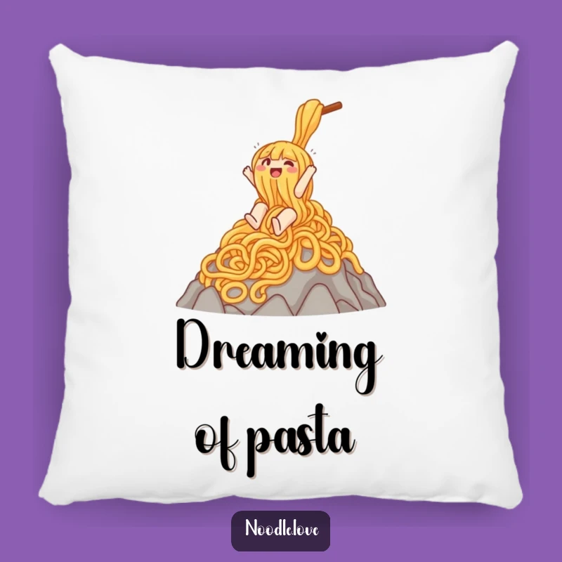 Funny Noodle Slide Pillow: Cozy Gleeful Mountain Character - Comfy Funny Gift!