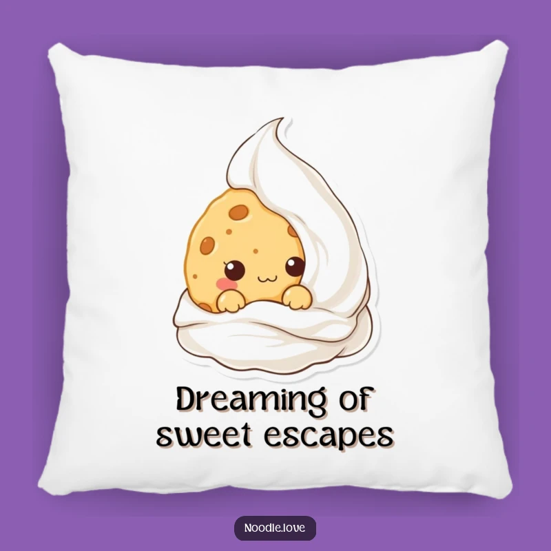 Soft Funny Kawaii Cookie Pillow: Cozy Comfort for Sweet Dreams