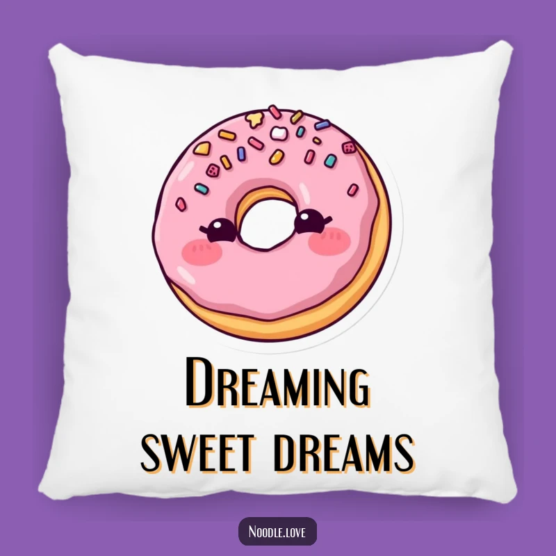Funny Blushing Donut Pillow: Cozy Sweetness & Smiles - Funny Gift