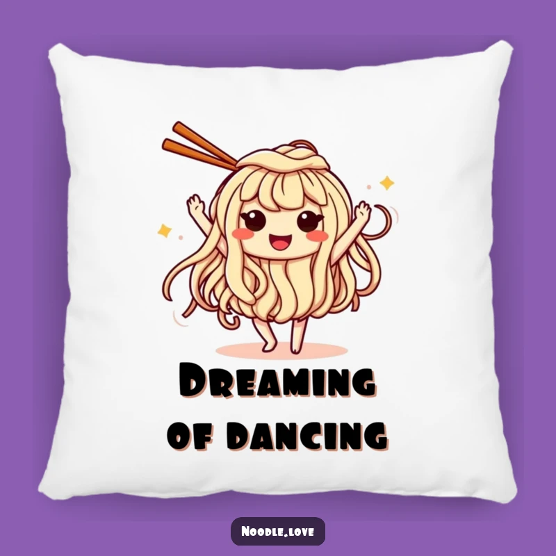Funny Dancing Noodle Pillow - Comfy and Hilarious Cushion for Foodie Fans