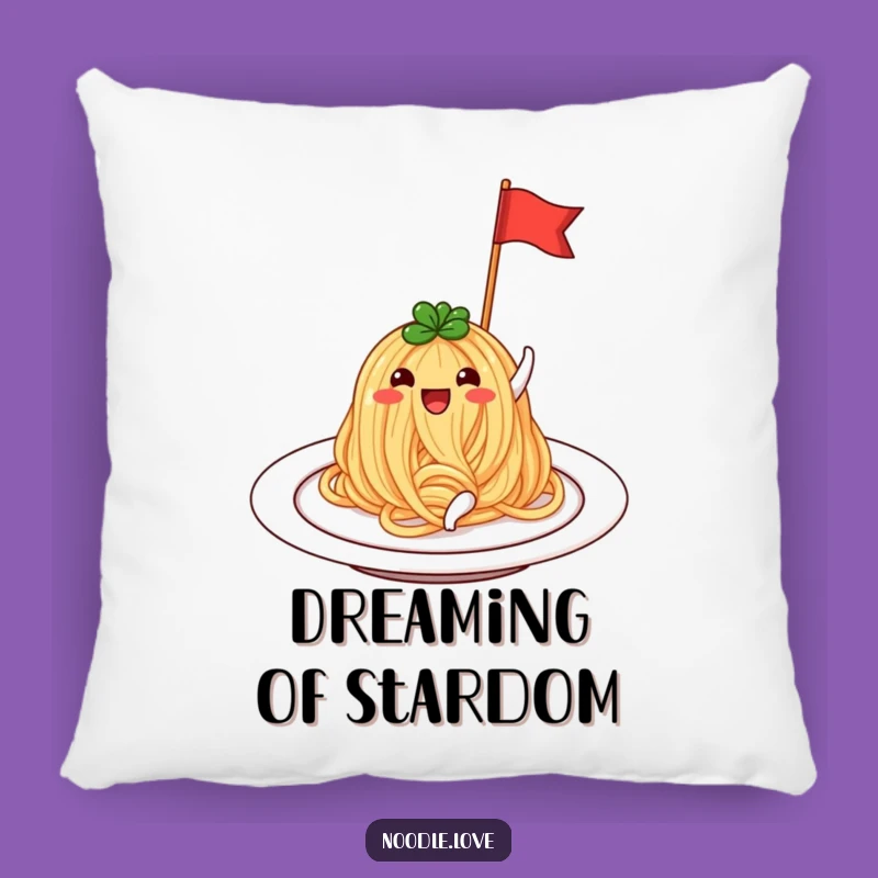 Funny Noodle Comfort Pillow: Cozy and Hilarious Foodie Gift