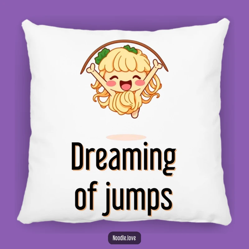 Funny Noodle Jumper Pillow: Cozy Comfort for Your Energetic Moments