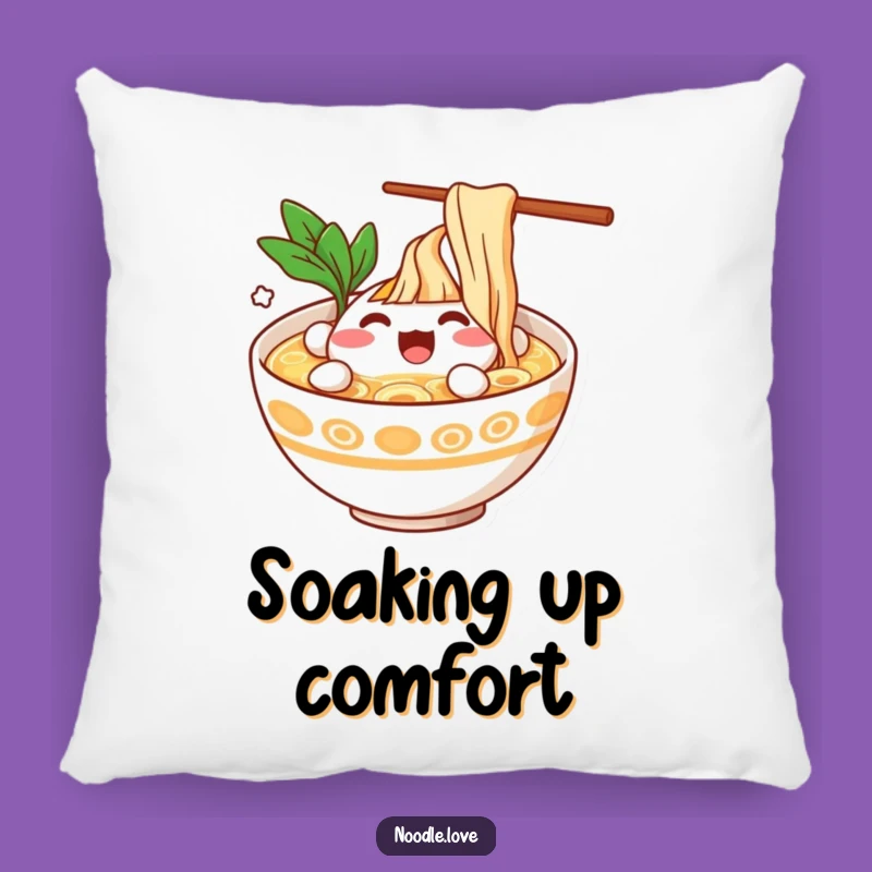 Funny Ramen Bowl Splash Pillow - Cozy Comfort & Noodle Fun, Ultimate Funny Gift
