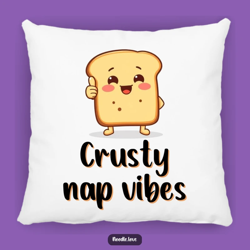 Funny Thumbs-Up Bread Pillow - Cozy Comfort & Cheer!