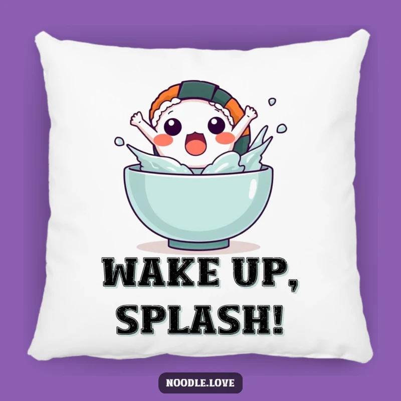 Funny Kawaii Sushi Surprise Pillow - Cute Humorous Accent Gift