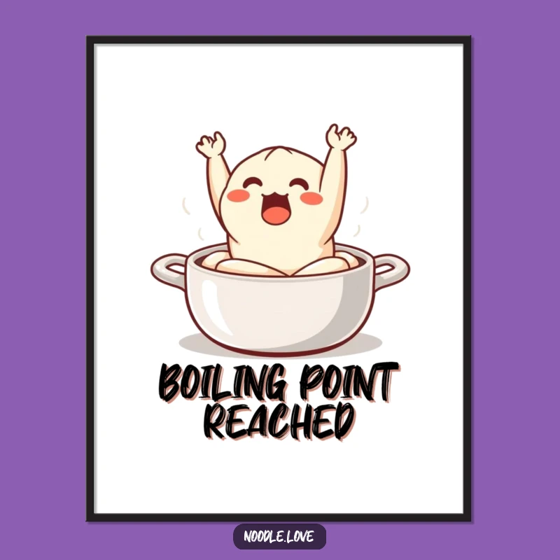 Funny Surprised Dumpling Digital Art - Instant Hilarious Download for Kitchen Walls