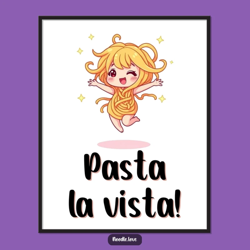 Funny Dancing Noodle Digital Art - Joyful Character Sparkle Download