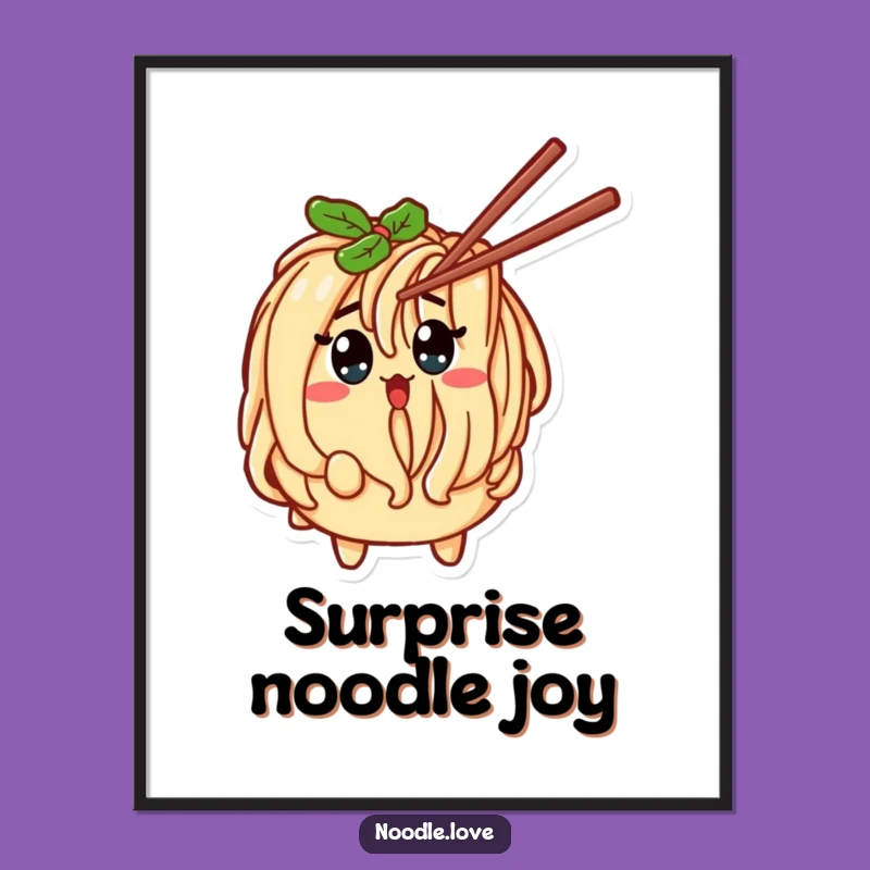 Funny Tickled Noodle Digital Art - Instant Comedy Download, Perfect Funny Gift