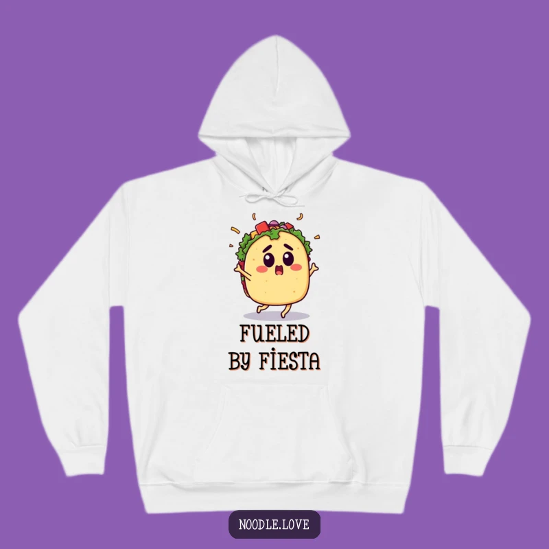 Cozy Funny Surprised Taco Hoodie: Stay Warm with Fiesta Vibes and Fun