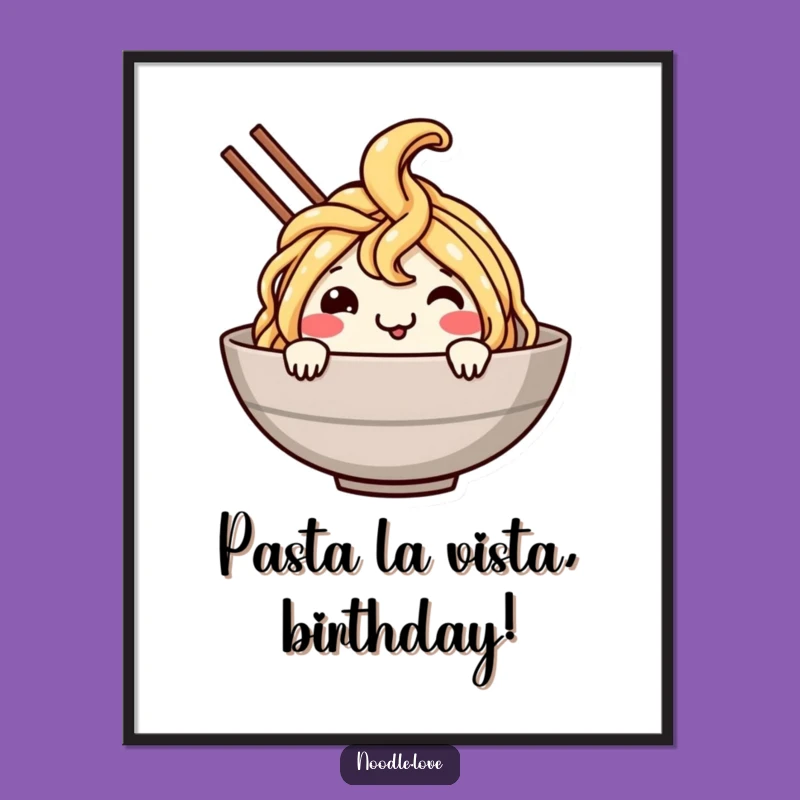 Free Printable Noodle Dive Art: Funny Downloadable Wall Decor DIY Gift!