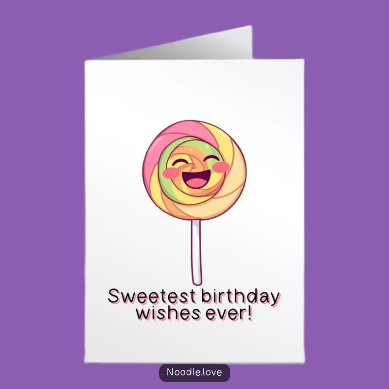 Free Printable Laughing Lollipop Birthday Card - Funny Downloadable Gift