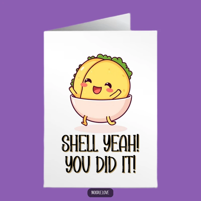 Free Printable Congrats Card: Taco Party Slide, Joyful Downloadable Gift