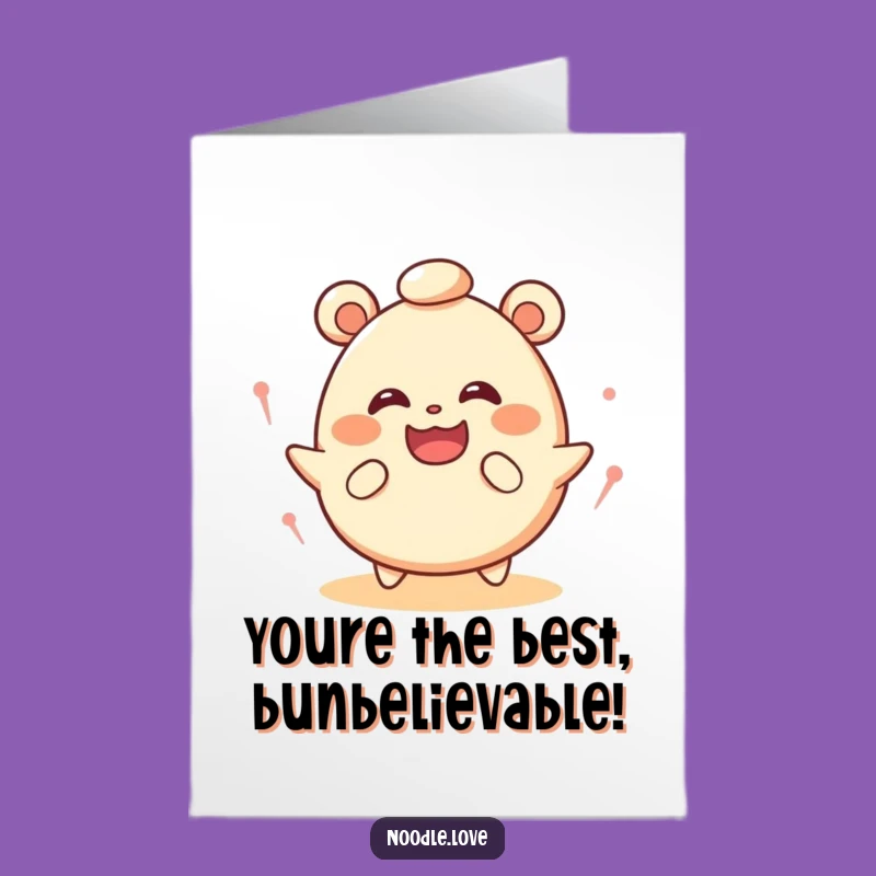 Free Printable Dizzy Bao Congrats Card - Funny Downloadable Gift Winner