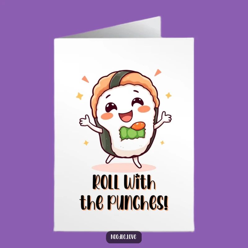 Free Printable Sushi Dance Card: Hilarious Congrats Downloadable Gift!