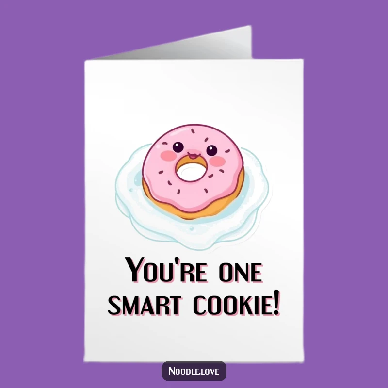 Free Printable Donut Congrats Card: Milky Way to Celebrate Your Success