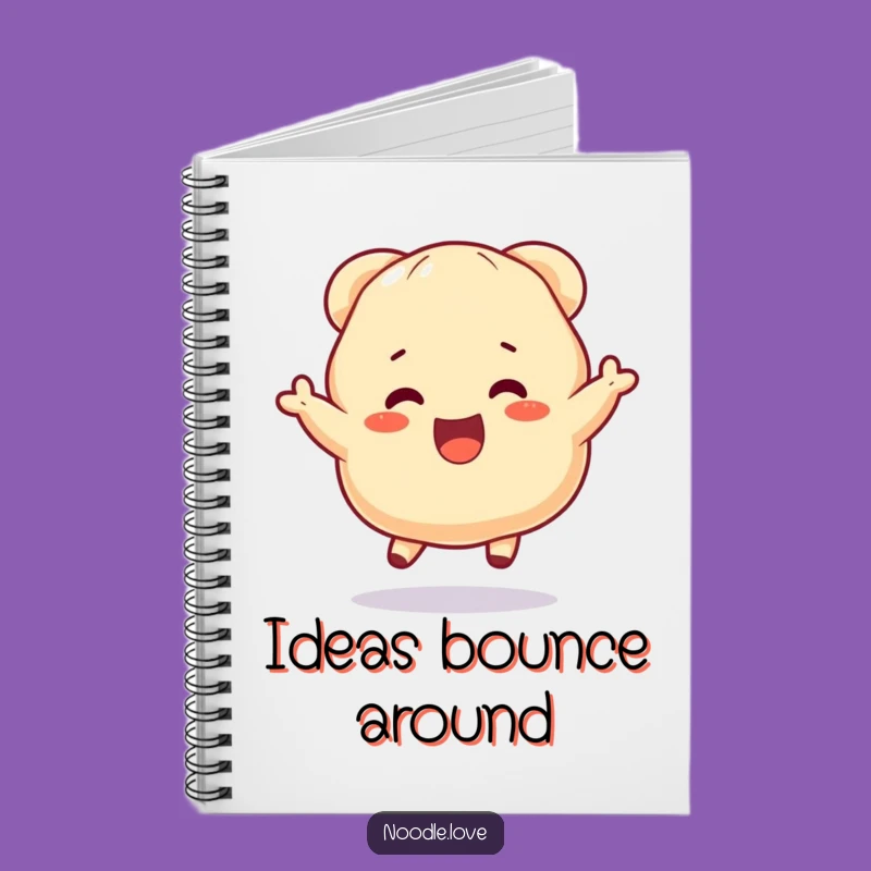 Funny Dumpling Notebook: Bouncing Ideas Journal, Perfect Funny Gift for Enthusiasts!
