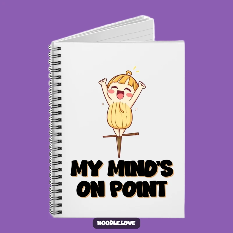 Funny Noodle Notebook - Excited Headstand Jotter