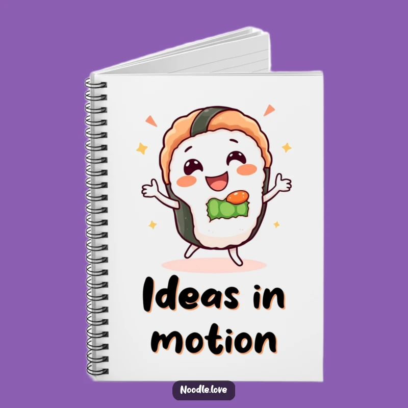 Funny Sushi Dance Notebook: Dance Your Way Through Your Notes!