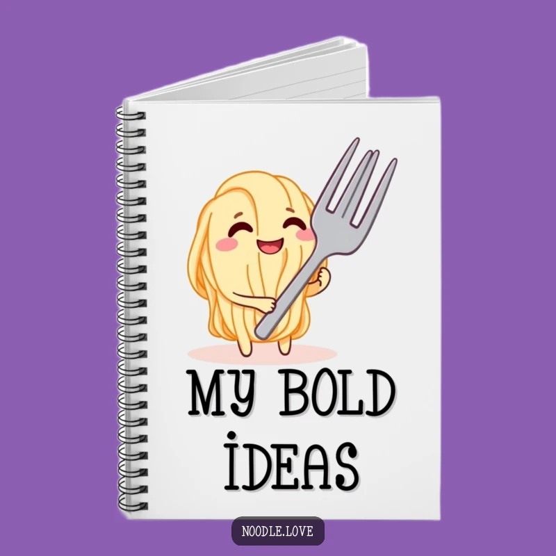Funny Noodle Tease Notebook - Hilarious Foodie Journal Gift