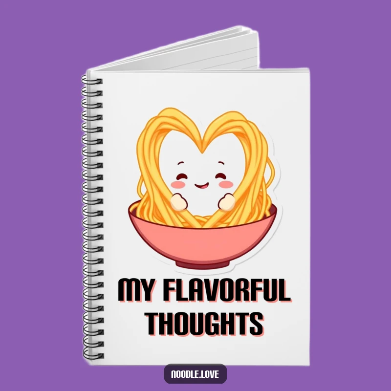 Funny Spaghetti Heart Notebook: Jot Down Your Favorite Pasta Recipes