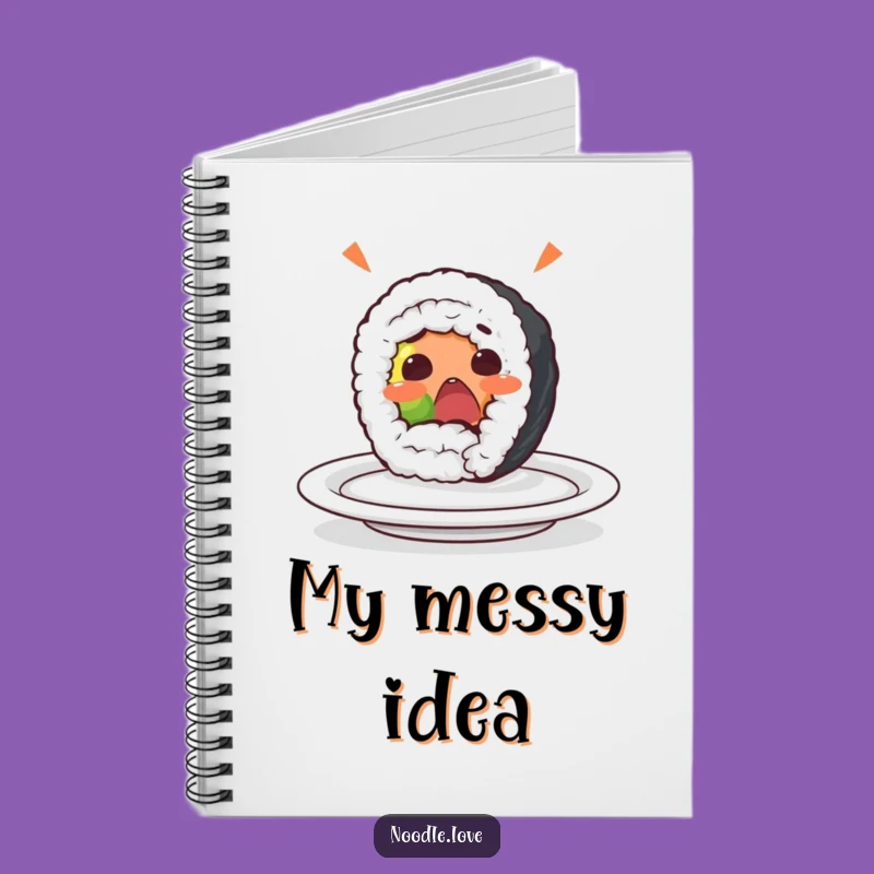 Funny Sushi Roll Escape Notebook: Jot Down Ideas with Comical Foodie Flair