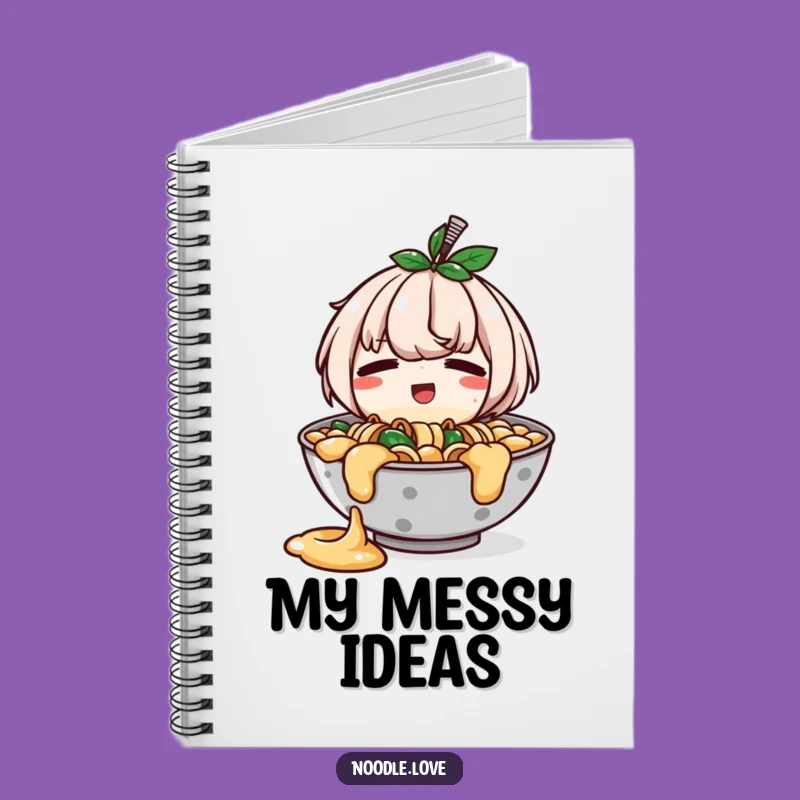 Funny Ramen Spill Notebook: Journal Happy Bowl Character - Creative Funny Gift!