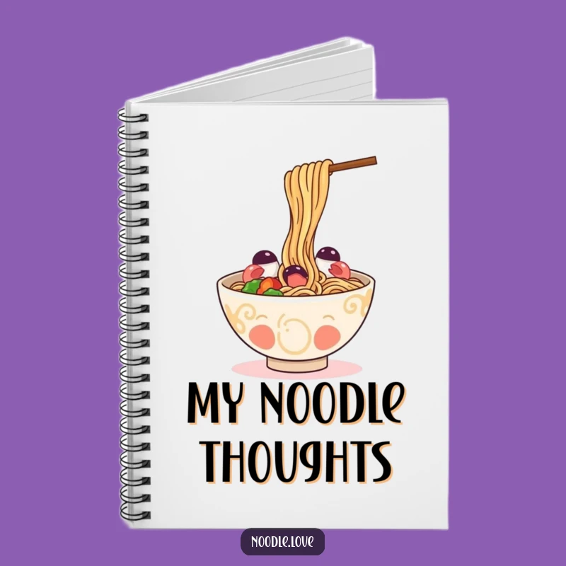 Funny Ramen Self-Slurp Notebook - Hilarious Journal for Noodle Ideas
