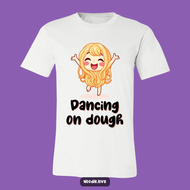 Funny Noodle T-Shirt - Happy Dancing Foodie Apparel