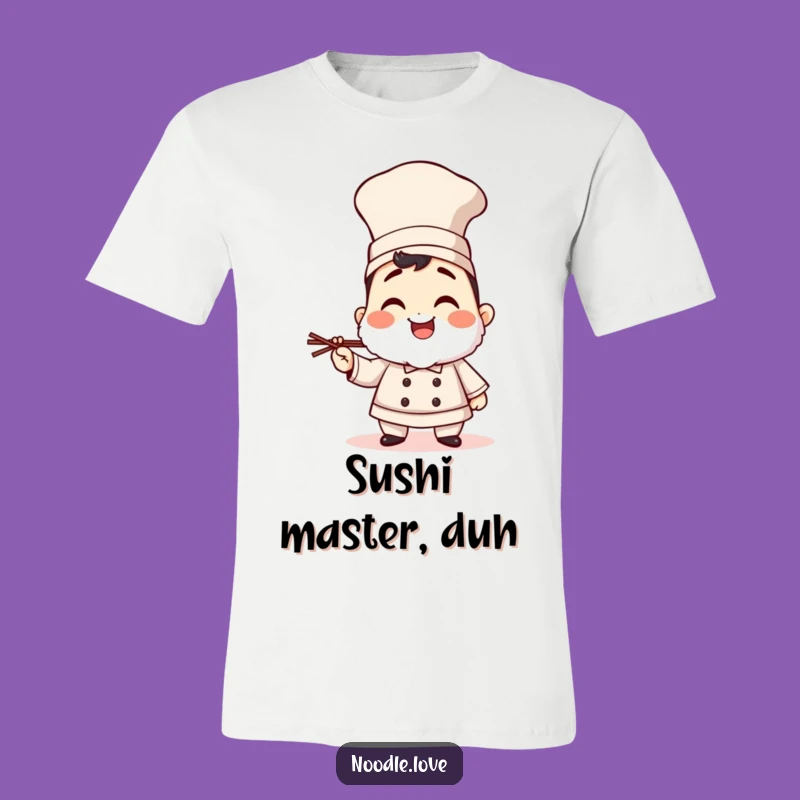 Funny Giggling Sushi Chef T-Shirt: Wear Your Love for Japanese Cuisine with Humor