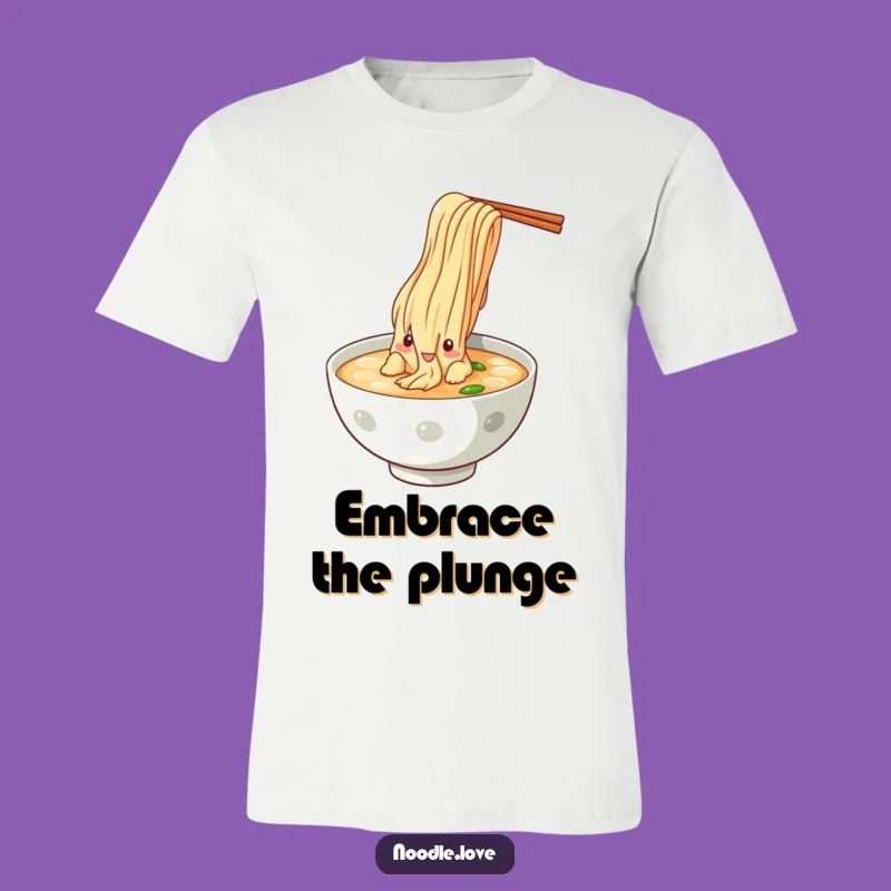 Funny Noodle Drama T-Shirt - Hilarious Foodie Statement Tee Gift