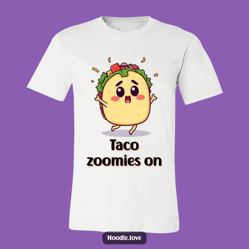 Funny Surprised Taco T-Shirt: Wear Your Fiesta Energy with Bold Style