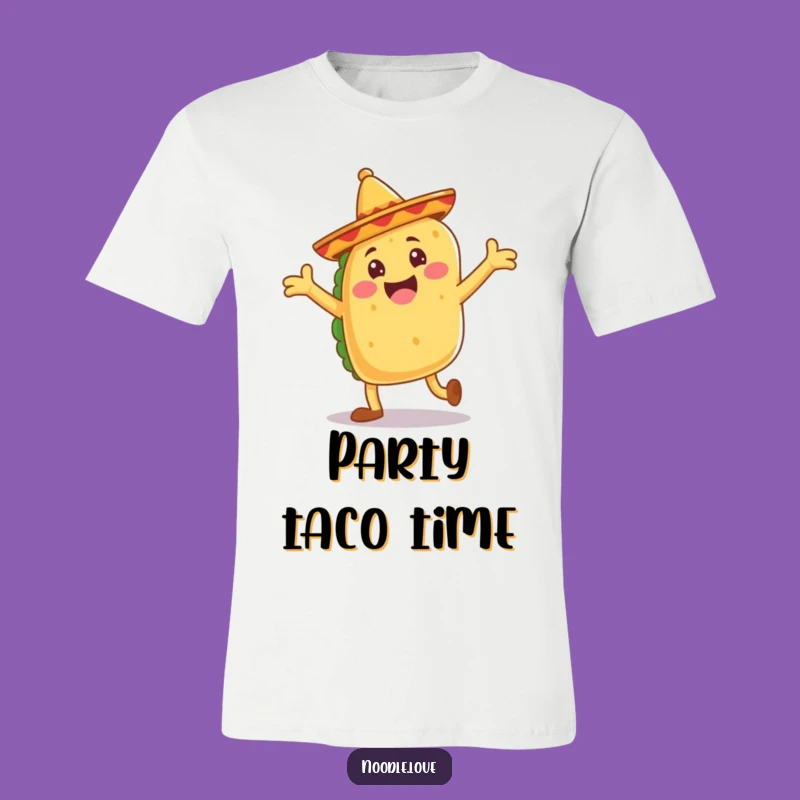 Funny Taco Dancing T-Shirt - Fiesta Vibes & Joyful Tee