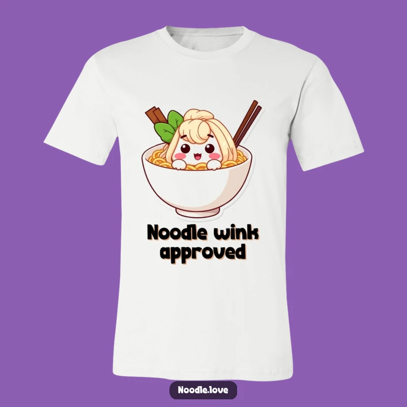 Funny Ramen Noodle Wink T-Shirt: A Hilarious Noodle Gift for Foodies