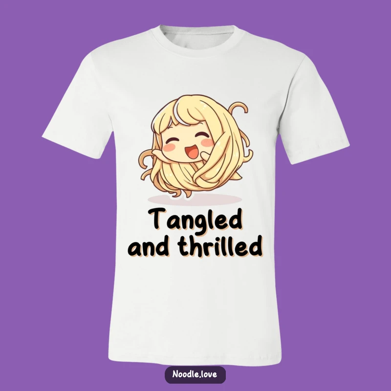 Funny Noodle T-Shirt - Giggling Tumbling Playful Design