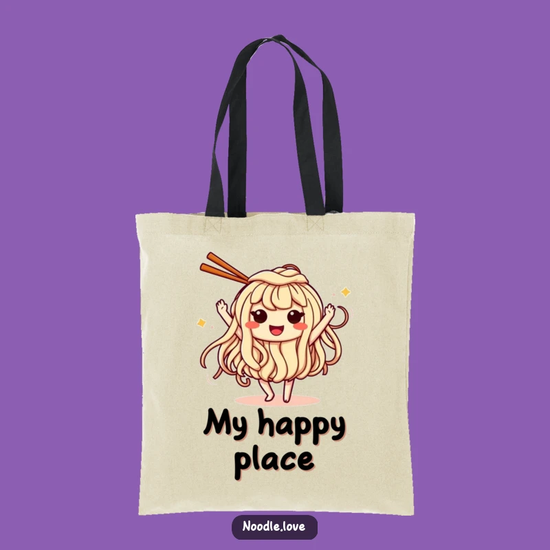 Funny Dancing Noodle Tote Bag – Carry Your Style with Foodie Flair