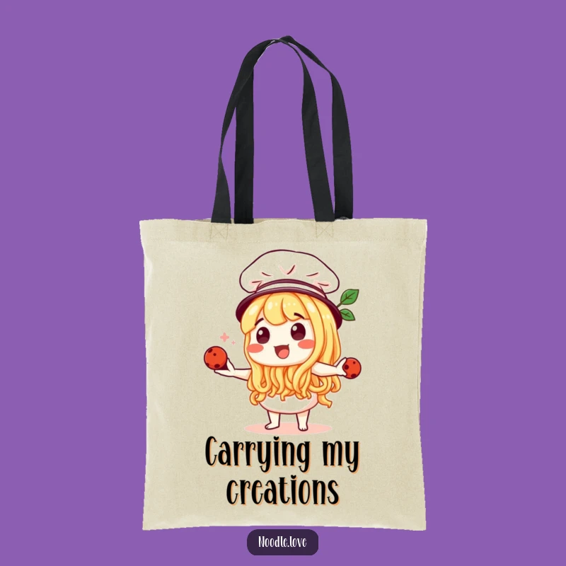 Funny Noodle Chef Tote Bag - Carry Your Kitchen Style, Perfect Funny Gift