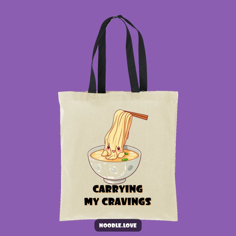 Funny Noodle Dive Tote Bag - Carry Your Comfort Food Love Gift