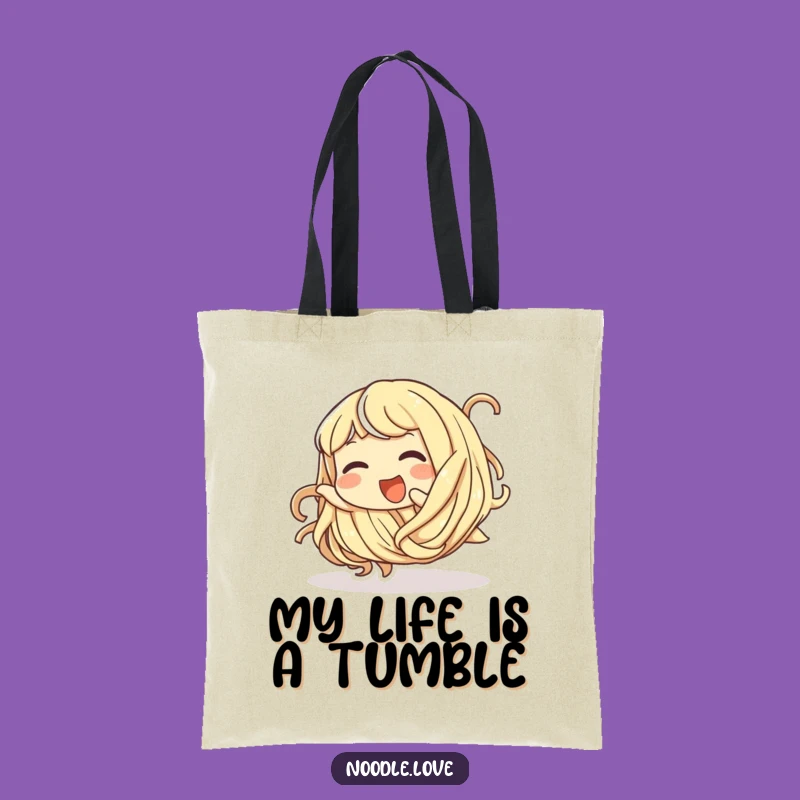 Funny Noodle Tote Bag - Giggling Tumbling Essential Carrier